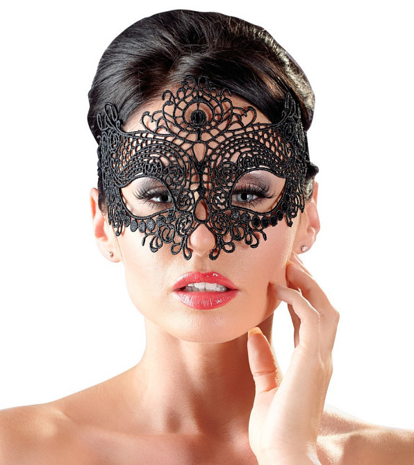 Маска на глаза - 2480298 Cottelli Collection Mask Black Sex Aura Киев - изображение 2