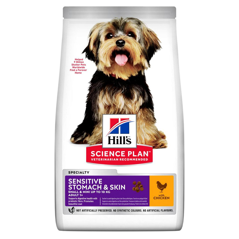 Hills SP Canine Adult Sensitive Stomach Skin Small Mini Chicken (Хілс СП Сенсетив Стомат Скін для шлунково-червоних собак) Запоріжжя - фото 1
