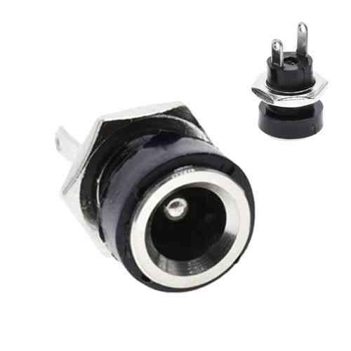 Разъем гнездо питания DC022B 5.5x2.1мм, 10шт, c резьбой на панель Винница