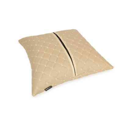 Подушка EVAtech ECO 40x40 см бежева з бежевою ниткою (SPBCSII) Винница