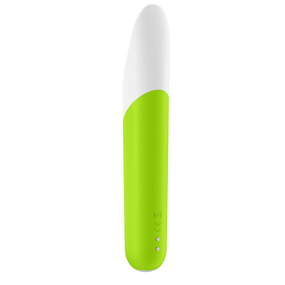 Мінівібратор із гнучким язичком Satisfyer Ultra Power Bullet 7 Green Sex Aura Київ - фото 4