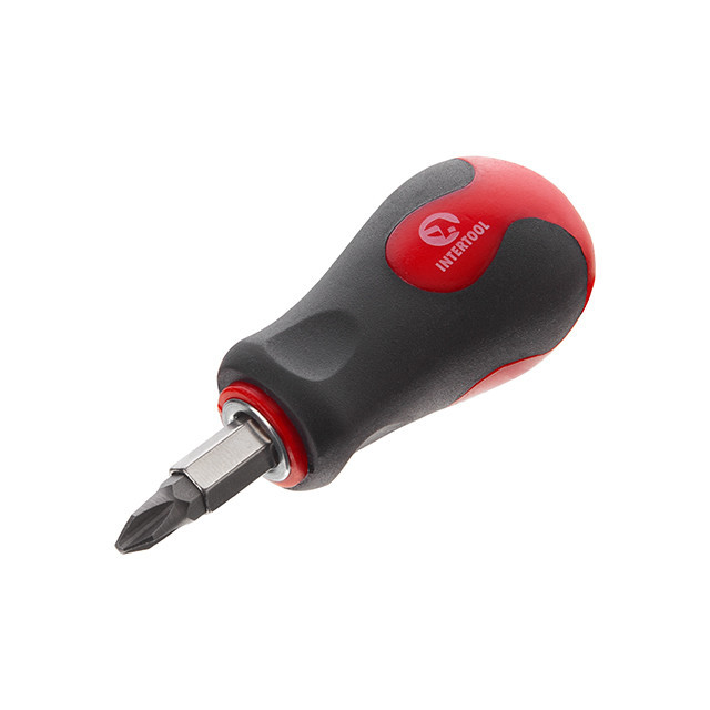 Отвертка мини 4 в 1 с двусторонними насадками, Cr-V INTERTOOL VT-1010 Киев - изображение 1