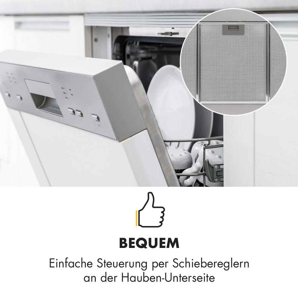 Вытяжка Galina 90 вытяжка 90см 350м³/ч LED нержавеющая сталь акриловое стекло (Германия, читать описание) Ровно - изображение 8