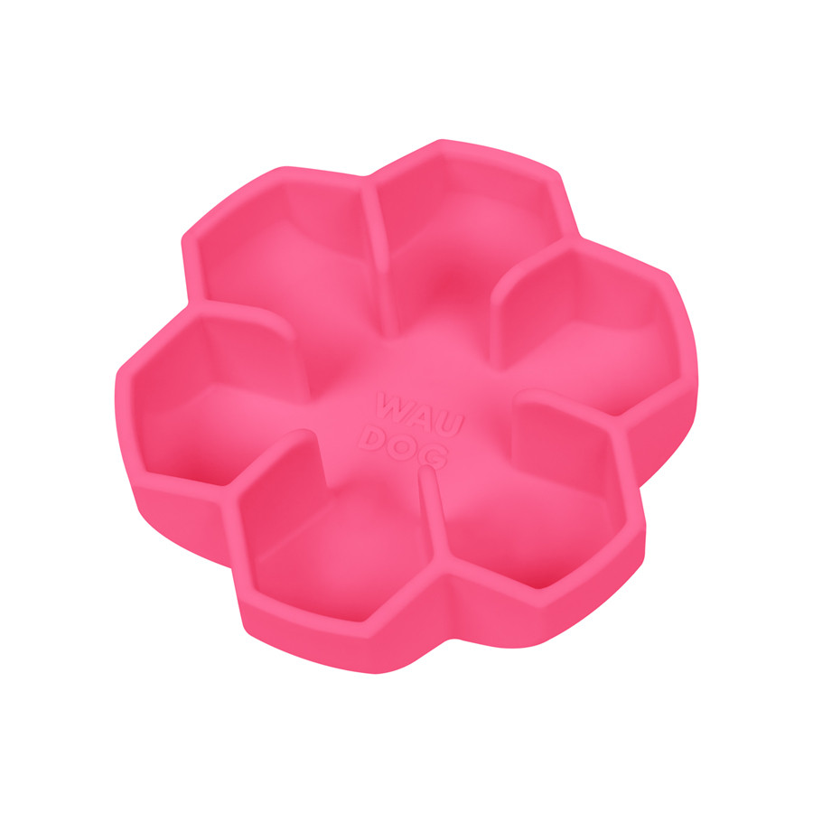 Миска для повільного харчування WAUDOG Silicone, 450 мл, рожевий Коломыя - изображение 2