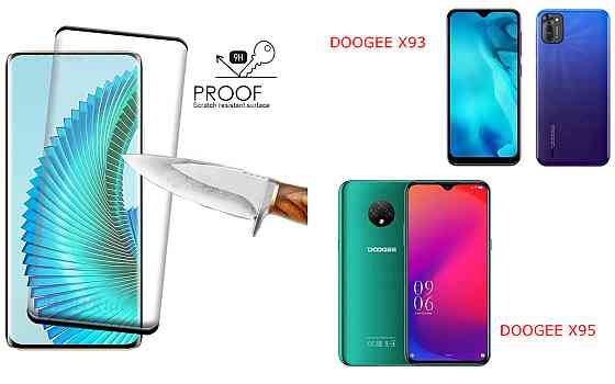 Защитное стекло HyperGlass Pro для DOOGEE X93, DOOGEE X95 – максимальная чувствительность и защита Киев
