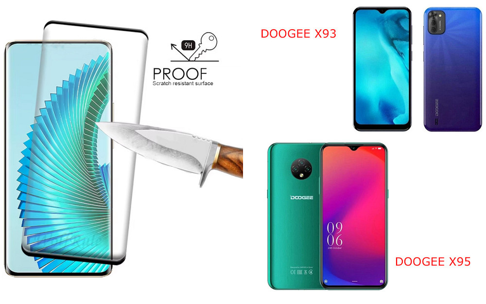 Защитное стекло HyperGlass Pro для DOOGEE X93, DOOGEE X95 – максимальная чувствительность и защита Киев - изображение 1
