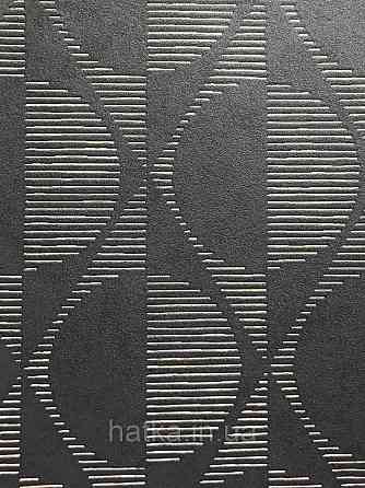 Шпалери флізелінові AS Creation Pop style 37478-1 геометрія фігури коло ромби чорний білий Київ