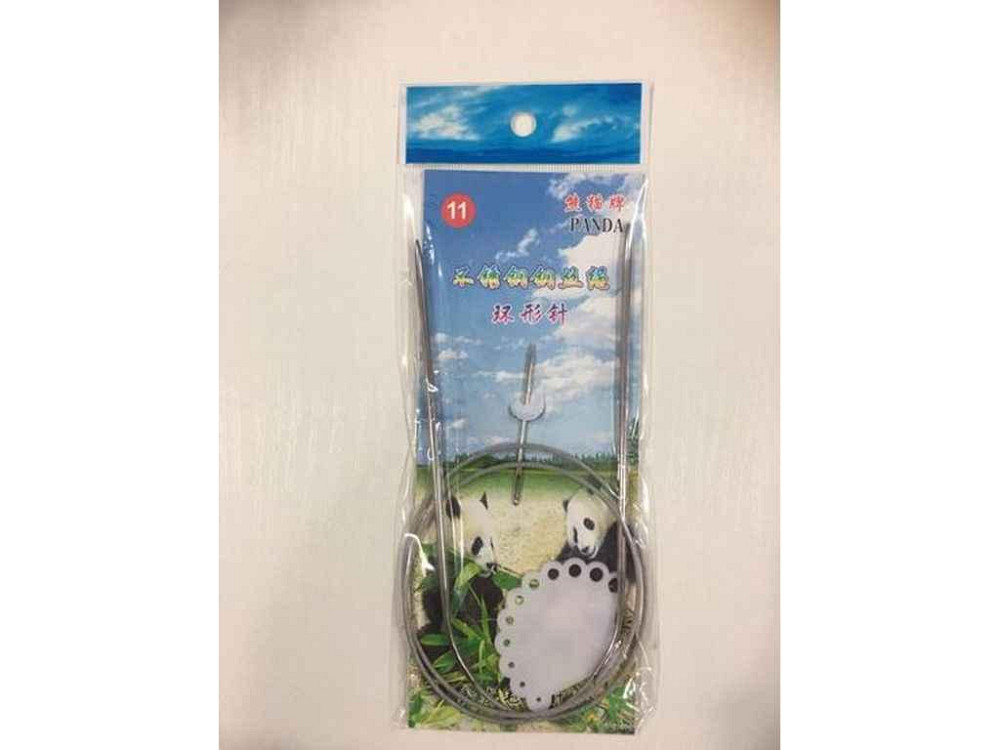 Спицы с тросиком 11 для вязки 80см Panda (15*9*1см) 21188 ТМ EСТЕТ Киев - изображение 1