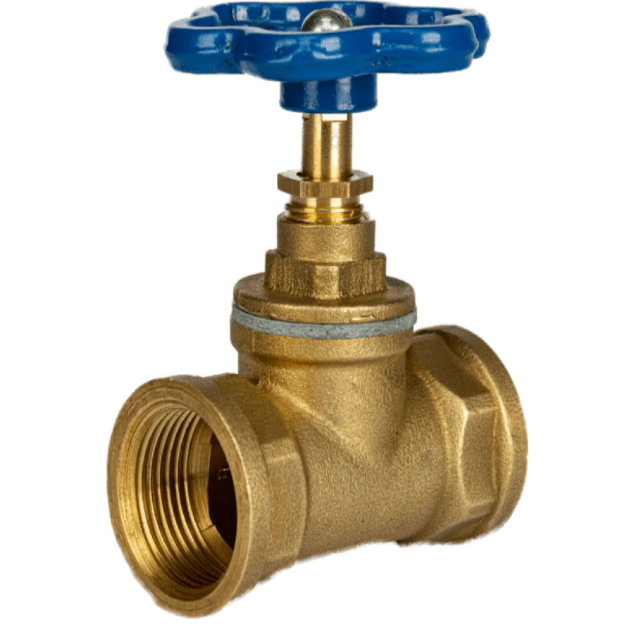 Кран ХВ вентильний прямий латунний 3/4″ВР х 3/4″ВР ливарний Б1112А VA (000026273) Київ - фото 1