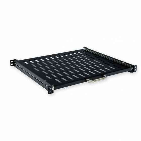 Полиця висувна 19" CMS UA-SHSL-400B 1U 400 мм, чорна Київ