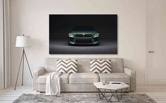 Картина холст в гостиную / спальню  BMW       MLP_60 90х180см Киев