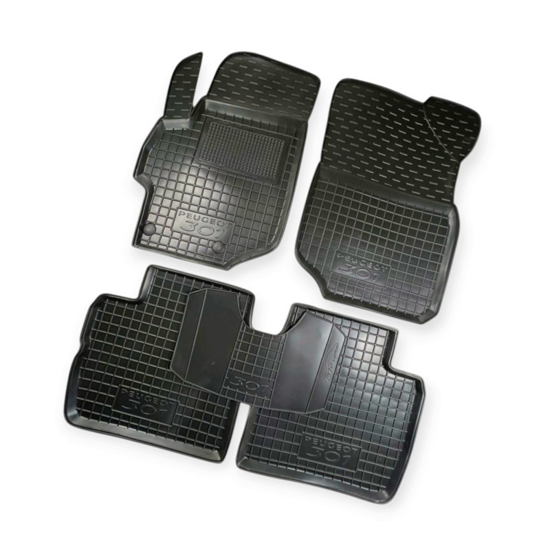 Килимки Пежо 301 (2012-2017) борт 2,5 см, з перемичкою салону Мукачево - фото 1