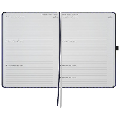 Еженедельник Axent датированный 2026 Grand Lines 195х255, синий (8531-26-02-A) Винница - изображение 5