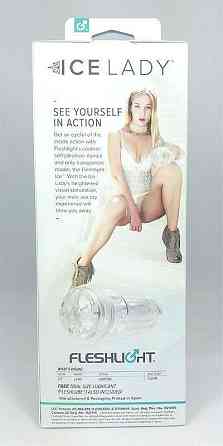 Мастурбатор-вагина Fleshlight Ice Lady Crystal, полупрозрачный материал и корпус Sex Aura Киев