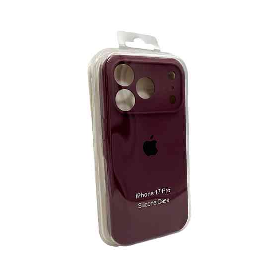 Чохол для смартфона Silicone Full Case AA Camera Protect for Apple iPhone 17 Pro Max 35,Maroon Київ