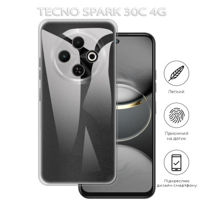 Чохол до мобільного телефона BeCover Tecno Spark 30C 4G Transparancy (712756) Вінниця - фото 5