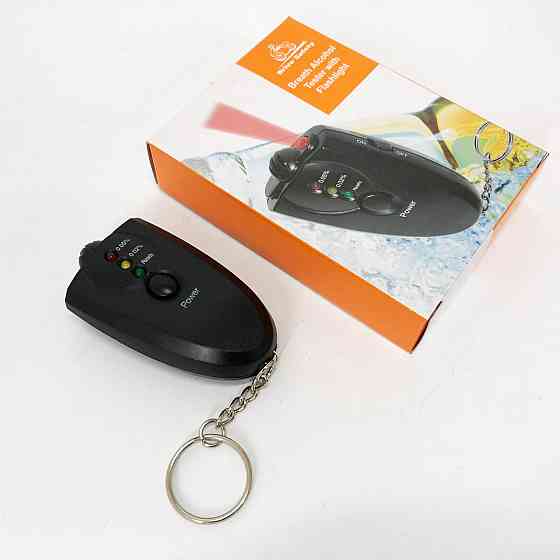 Алкотестер для особистого користування 2 x ААА, Прилад для вимірювання алкоголю в крові, FD-824 Алко тест Київ