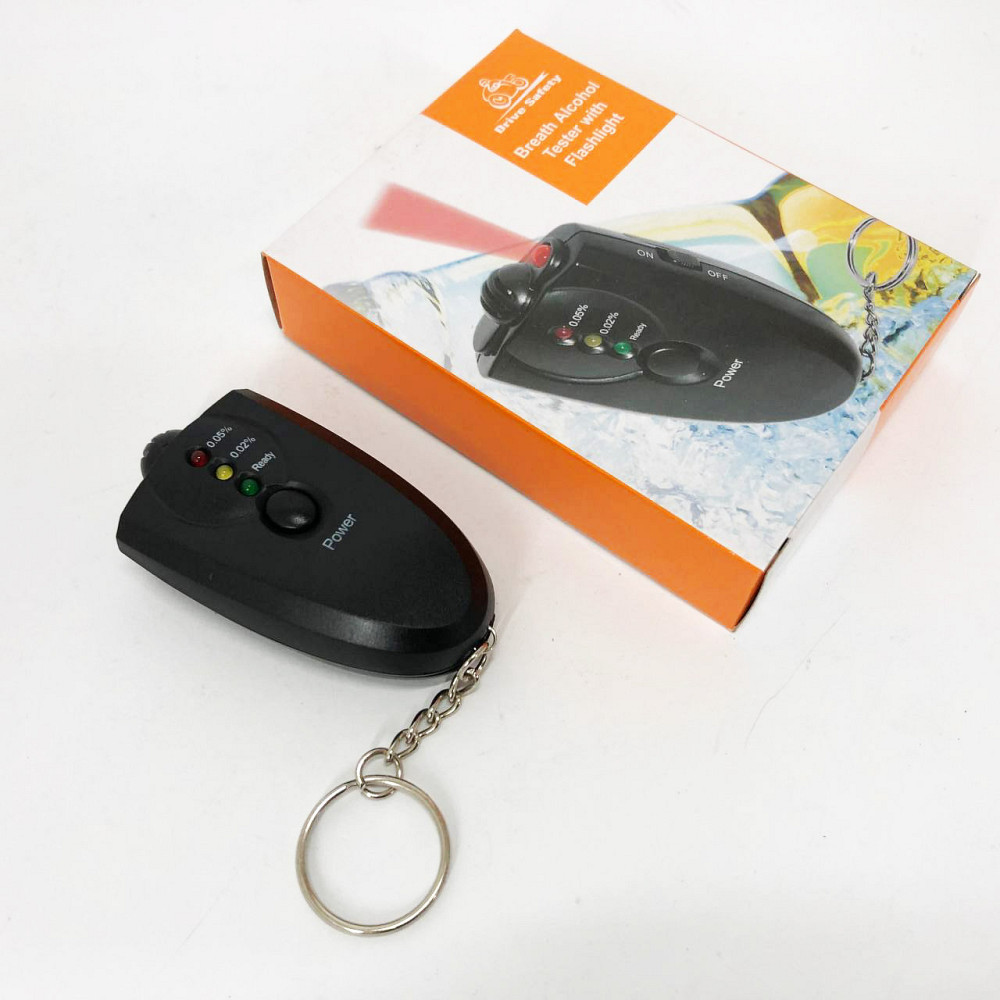 Алкотестер для особистого користування 2 x ААА, Прилад для вимірювання алкоголю в крові, FD-824 Алко тест Київ - фото 2