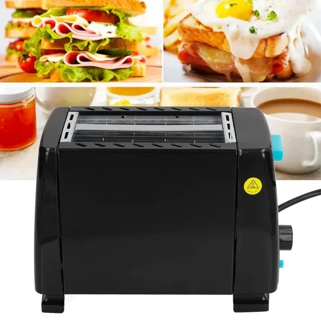 Тостер Domotec MS-263 650Вт, 2 відділення, 6 рівнів обсмажування, знімний піддон для крихт Одеса - фото 3