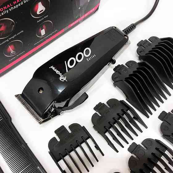 Модная машинка для стрижки волос Gemei GM-1016 Pro, Машинка для стрижки с дополнительными насадками VR-78 Киев