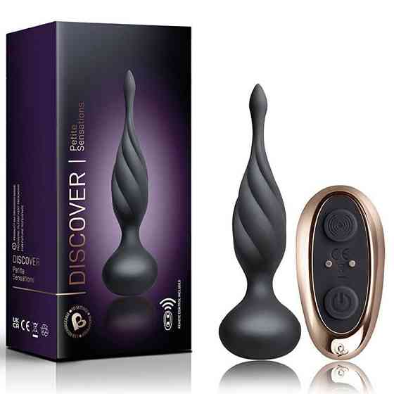 Анальна вібропробка Rocks Off Petite Sensations – Discover Black Sex Aura Київ