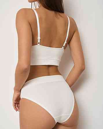 Комплект нижнего белья с топом и трусиками - в рубчик Nicoletta 80318 Киев