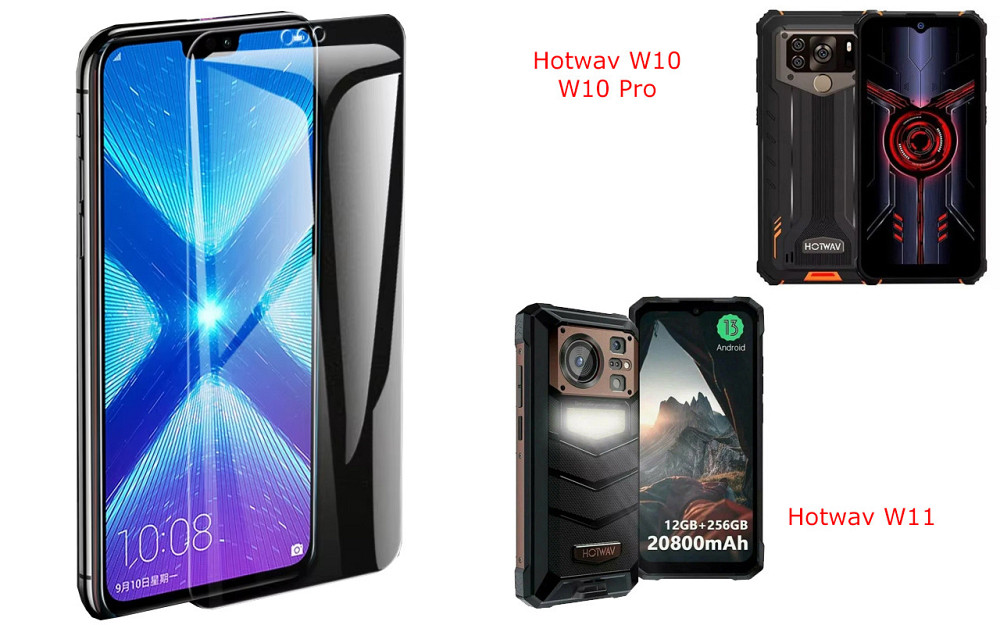 Защитное стекло NeoGlass для Hotwav W10, W10 Pro, W11 – ультрапрозрачное и устойчивое Киев - изображение 2