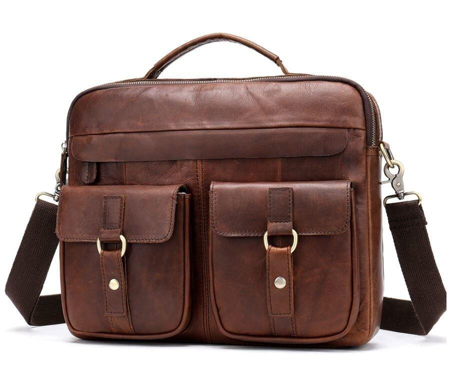 Сумка мужская Vintage 14717 Коричневая Киев - изображение 5