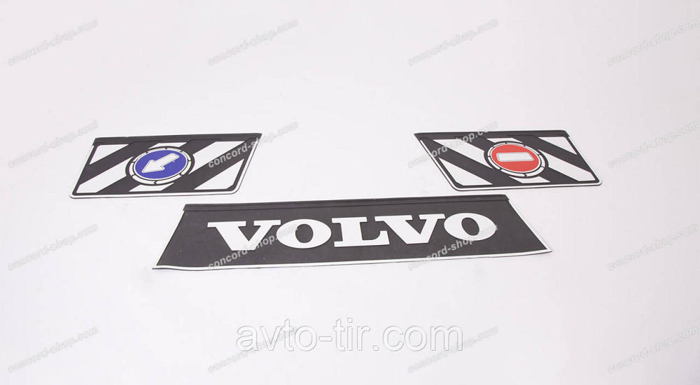 Бризговик причепа 350x2400 чорний VOLVO, комплект з трьох частин, 3D Луцк - изображение 1