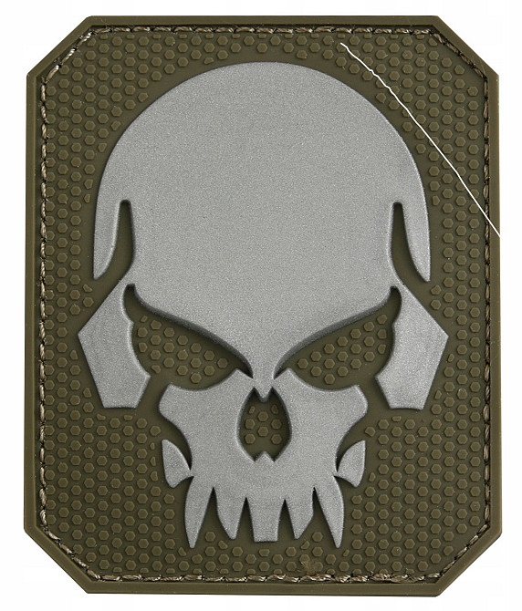 Шеврон 3D PVC на липучке Mil-Tec 16832101 “Skull