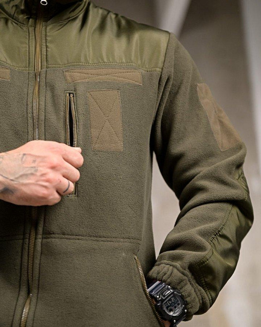 Тактична флісівка STANDART олива ВТ0444 Одеса - фото 6