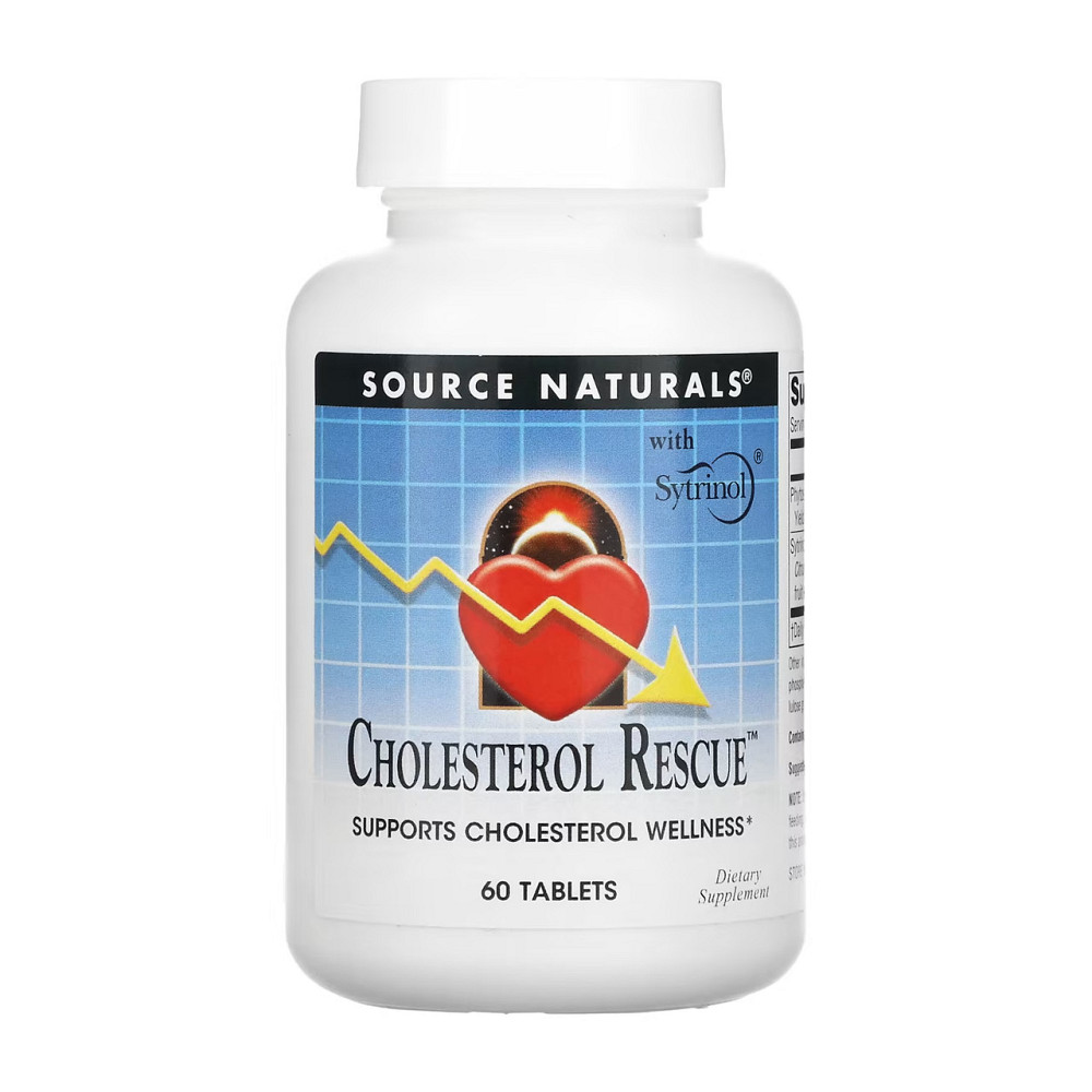 Снижение уровня холлестерина Source Naturals Cholesterol Rescue 604 mg  60 таб Киев - изображение 1