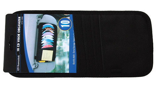 Тримач на 10 CD-дисків на козирок 1409 black Вінниця - фото 1