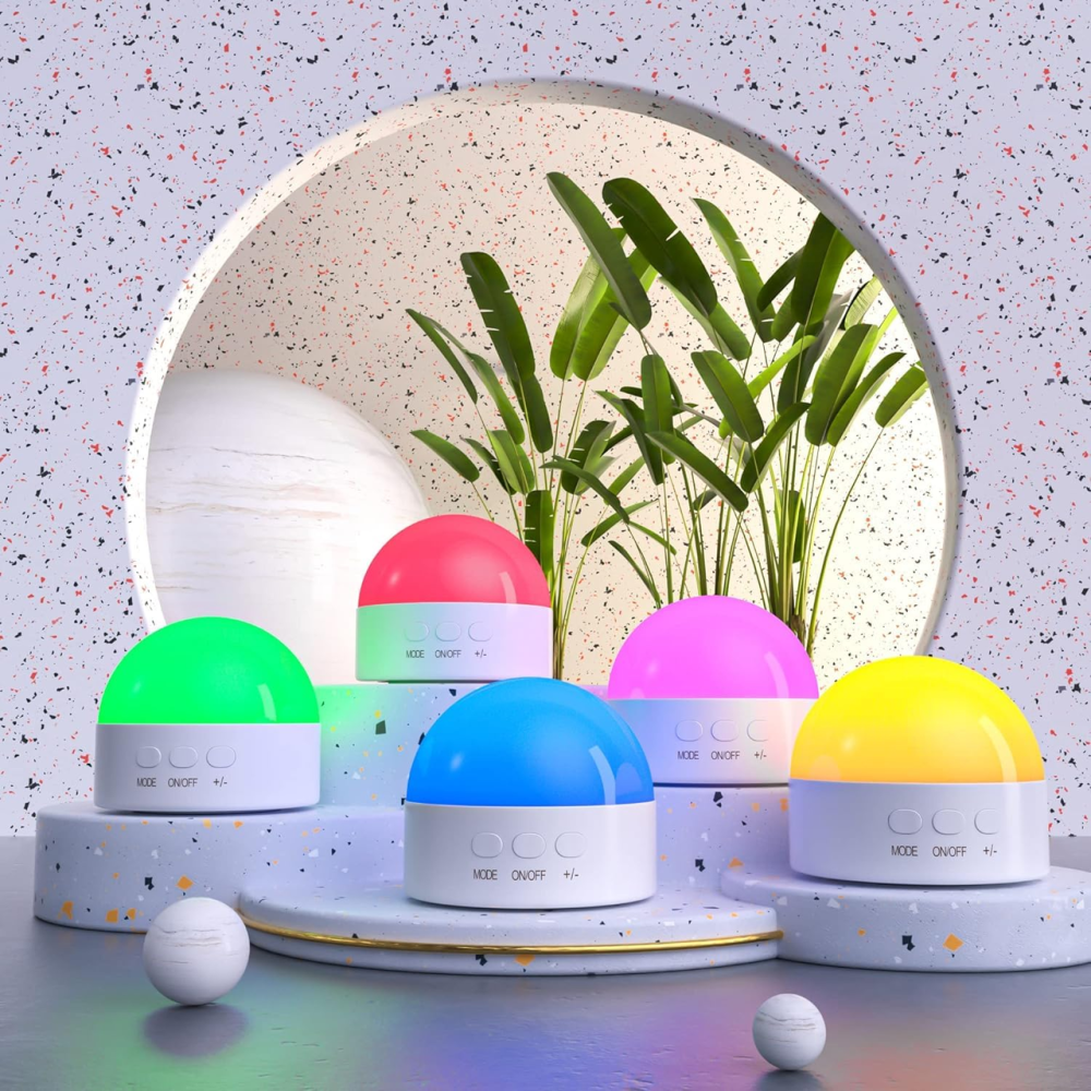Нічники Kintion CL-XY11 LED RGB, 8 кольорів, сенсорні, акумулятор 1800 мА·год, USB-C, регулювання яскравості, 2 шт Київ - фото 3
