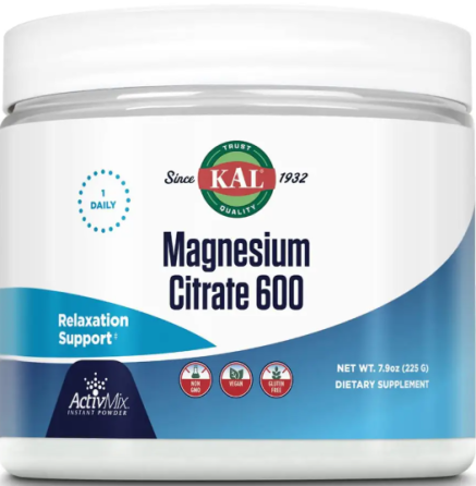 Магний цитрат KAL Magnesium Citrate 600mg  225g Киев