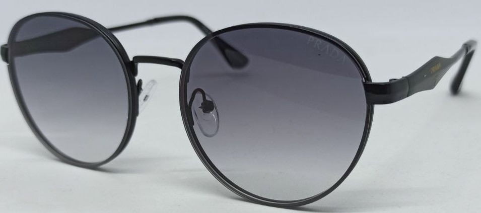 Женские брендовые очки серый и коричневый градиент в метал оправе 364. Киев - изображение 6