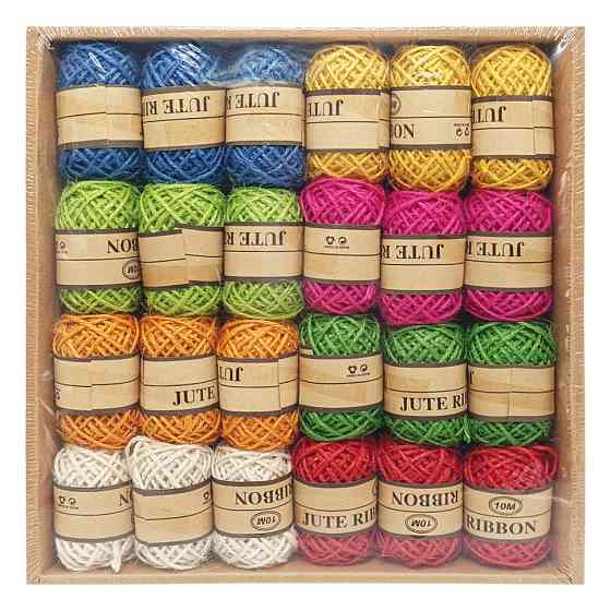 Набір ниток для творчості 006-CIT 10 м 24 мотка, різнокольорові Вінниця