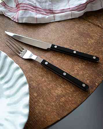 Набор столовых приборов из нержавеющей стали (нож + вилка) GRILLI 88877 Код: 012188 Ровно