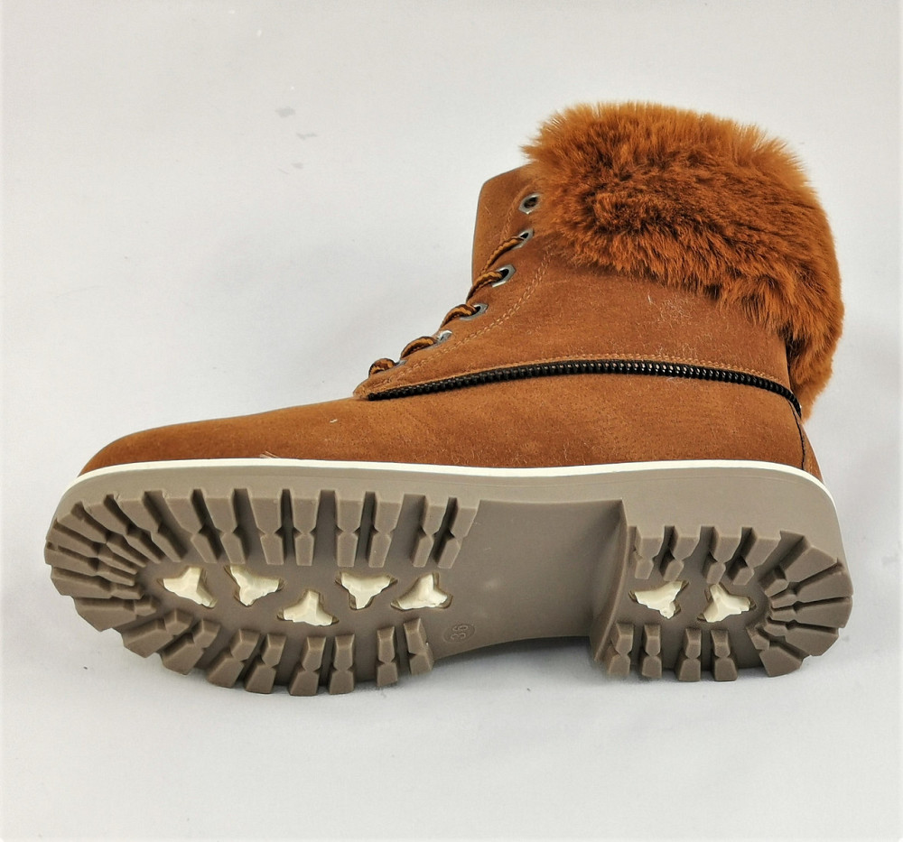 .Зимні напівчоботи Жіночі Коричневі з Хухом Черевики Руді (розміри: 36) - 44-4 Дніпро - фото 8