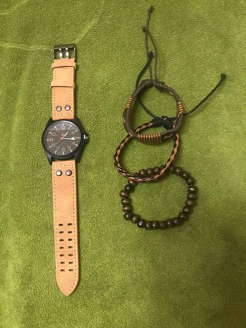 Часы мужские SOKI Brown + браслеты Киев - изображение 10