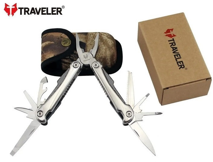 Мультитул Traveler A803-1 Серый Днепр - изображение 1