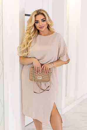 Летнее платье с поясом Fanta 42-44, Бежевый Киев