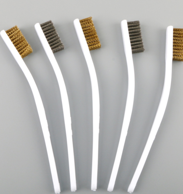 Набір щіток для металу 3 шт. (сталь, латунь, нейлон) Київ - фото 7