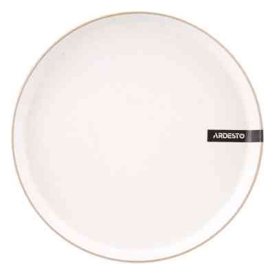 Тарелка Ardesto Apulia, 26.6см, кераміка, кремовий (AR2927AC) Винница