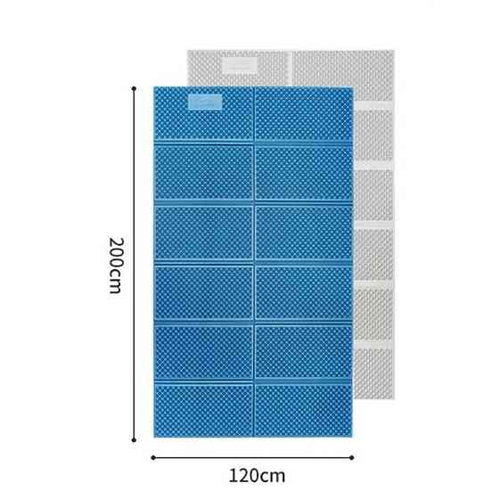 Килимок подвійний складаний IXPE Naturehike CNK2450WS044 алюмінієва плівка (200x120х1.8 см) Синій Вінниця