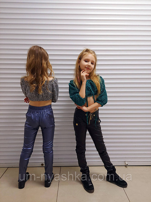 Кожанные штаны подростковые р.122-164 Кривой Рог - изображение 5