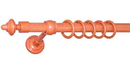 Карниз трубчатый для штор металлопластиковый ø28 мм (Черешня) Бровары