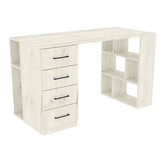 Стіл письмовий Tetris Т-8, Дуб Крафт Білий, 1300/600/760 Львів