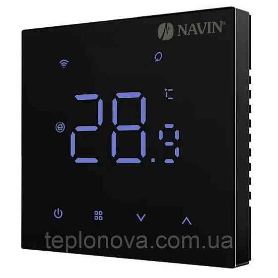 Терморегулятор для теплої підлоги WT410 W-16A з Wi-Fi, чорний із зовнішнім датчиком температури Чернівці