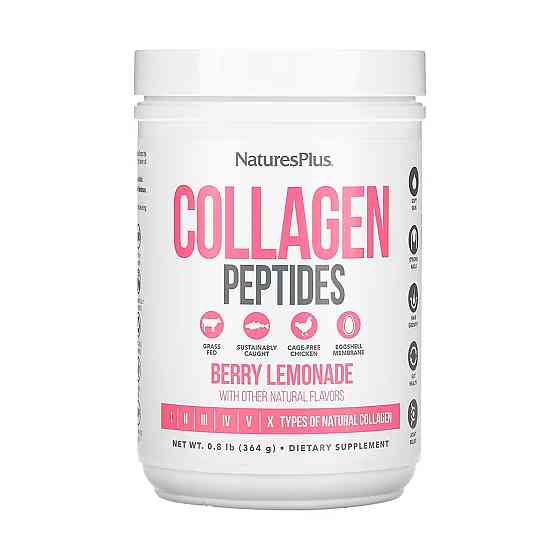 Пептиди колагену Nature's Plus Collagen Peptides 364 г, Berry Lemonade Луцьк